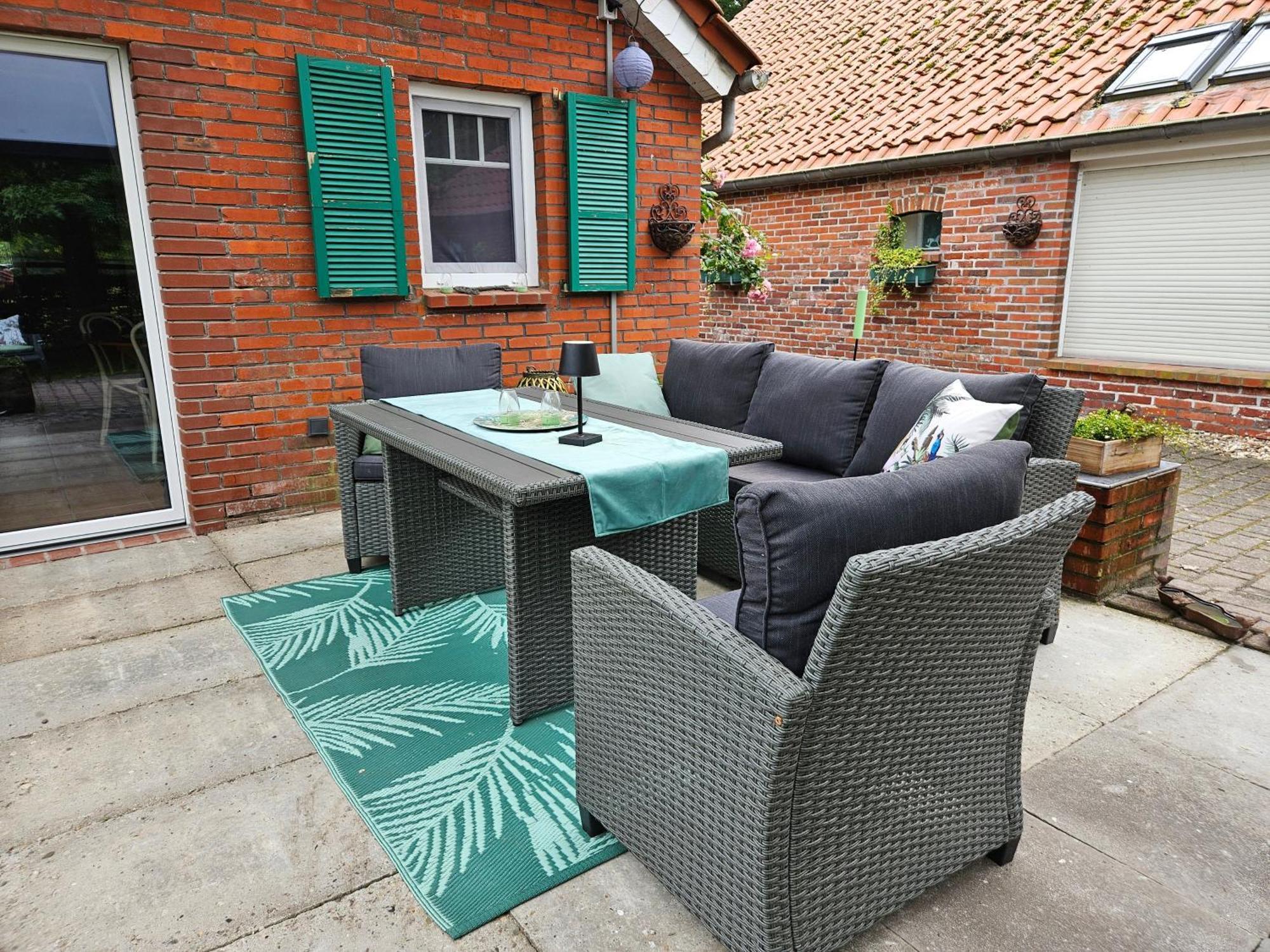Kleines Ferienhaus Luettje Backhuus 35516 Uplengen Bagian luar foto