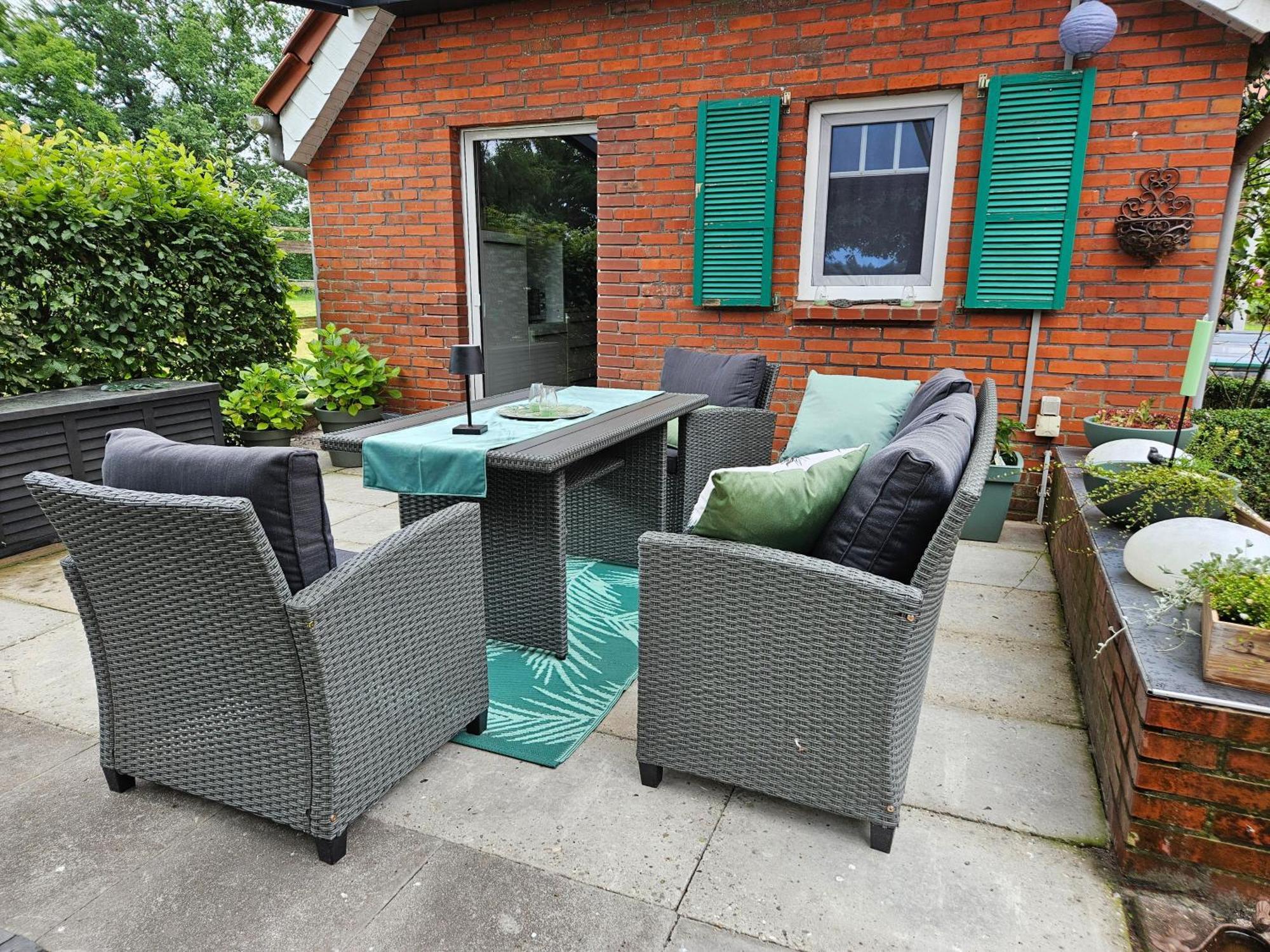 Kleines Ferienhaus Luettje Backhuus 35516 Uplengen Bagian luar foto